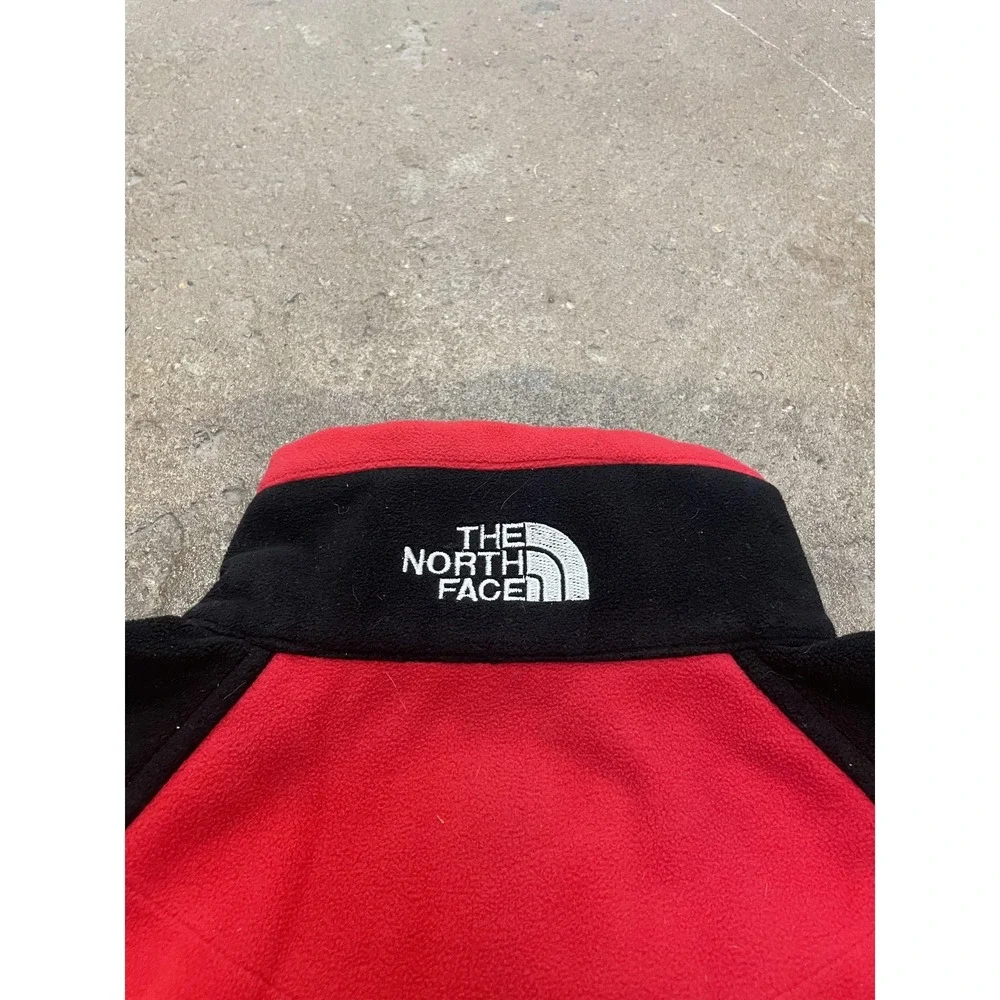 The North Face Jacket Mens Medium Red Black Summit Series Windstopper Fleece - Picture 14 of 16